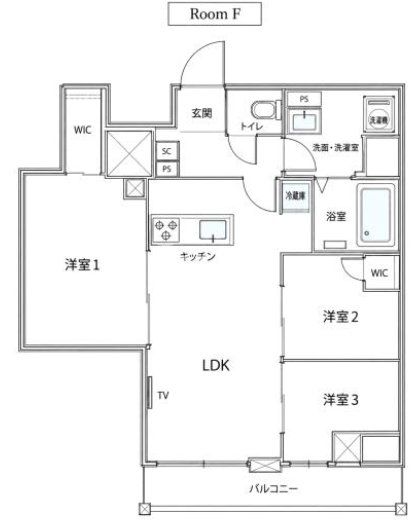 建物外観　間取図