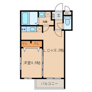 MOVE若宮の間取り写真
