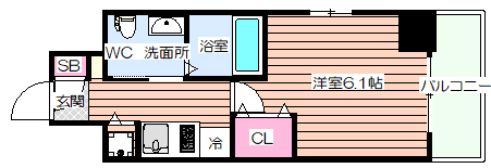 エスリード江坂広芝町の間取り写真