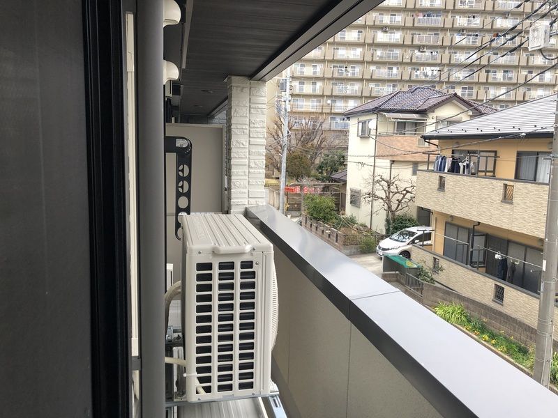 バルコニー　お洗濯物も干せますね☆