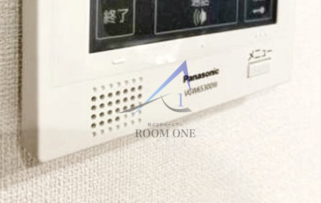 セキュリティ　モニター付きインターホンです。