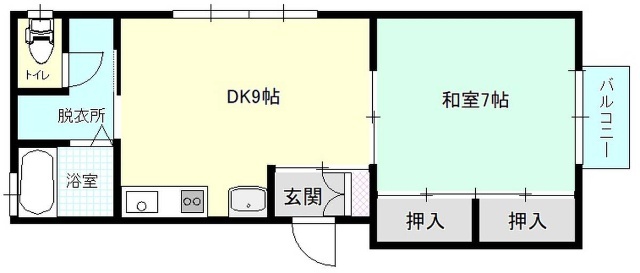 リバーサイド苫生IIの間取り写真
