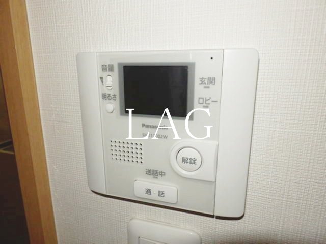 セキュリティ　モニター付きインターホンです。