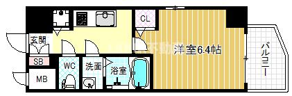 エスリード京橋WESTの間取り写真