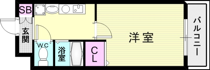 レジスコート東難波Iの間取り写真