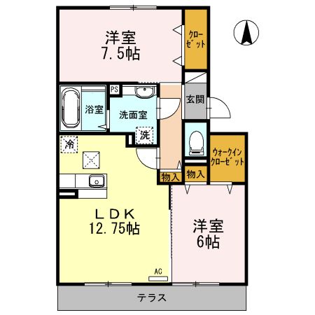 シトロンフレアの間取り写真