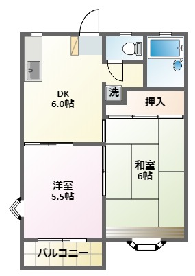 クレスト橘の間取り写真