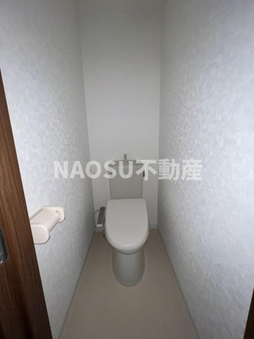 トイレ　ゆったりとした空間のトイレです