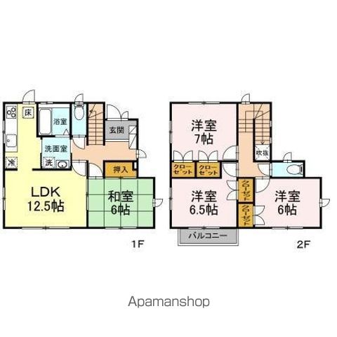 地下鉄東山線 池下駅 徒歩10分 2階建 築30年の間取り写真