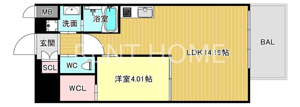 プレジオ永和ASIANの間取り写真