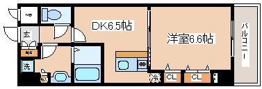 プレジール三ノ宮IIの間取り写真