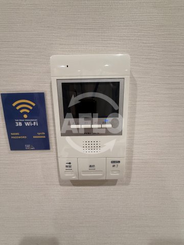 セキュリティ　The Peak Shinsaibashi　モニター付きイン