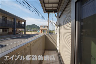 バルコニー　写真は反転のお部屋です