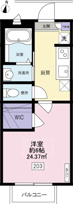 ソレイユの間取り写真
