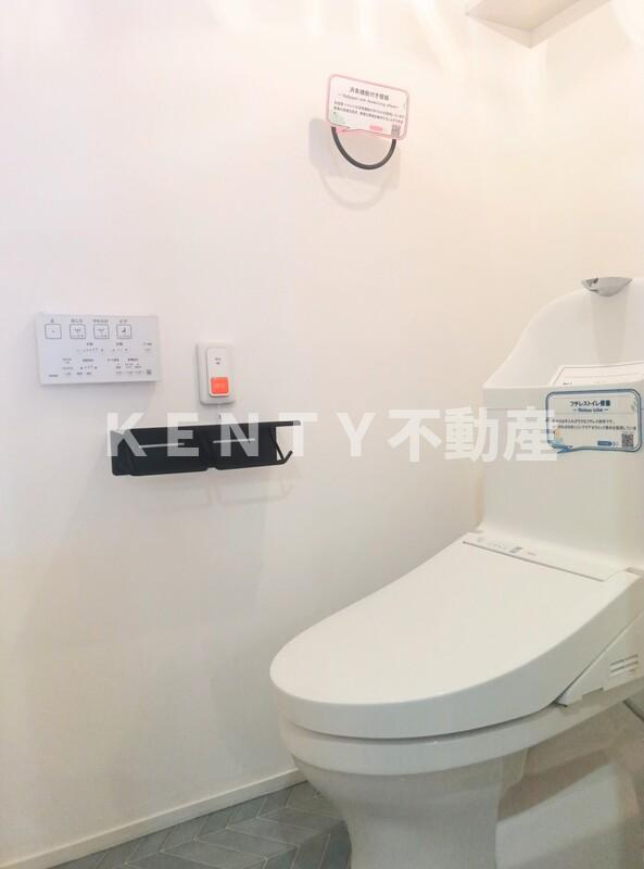 トイレ　ゆったりとした空間のトイレです