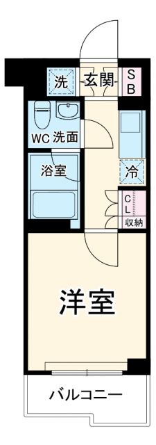 ルーブル武蔵新城弐番館の間取り写真