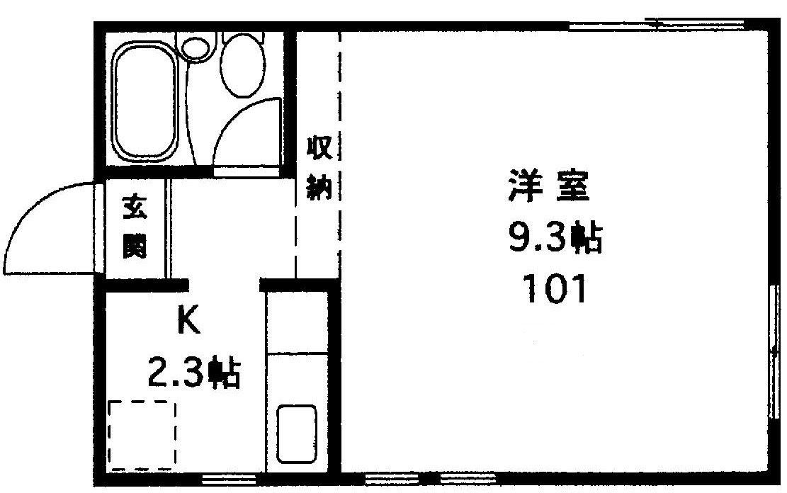 アルファコートの間取り