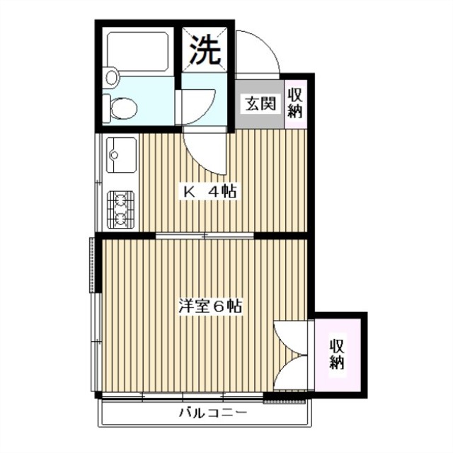 板橋区高島平のアパートの間取り