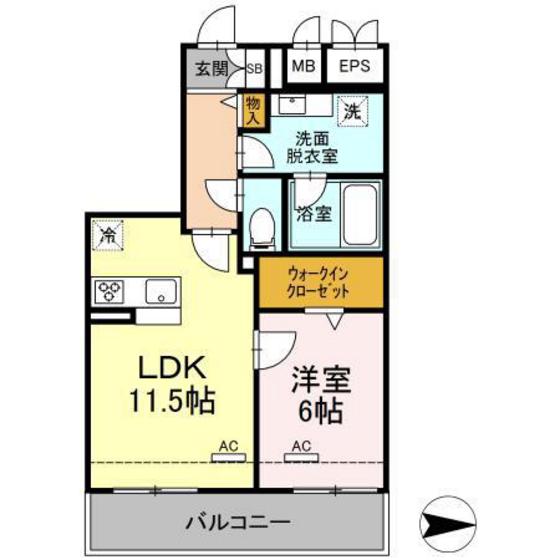 セブンリリー矢巾の間取り