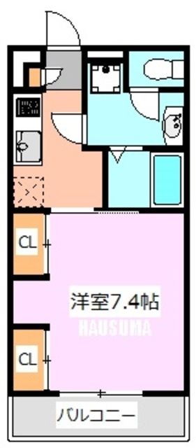 東京都足立区扇２（アパート）の賃貸物件の間取り