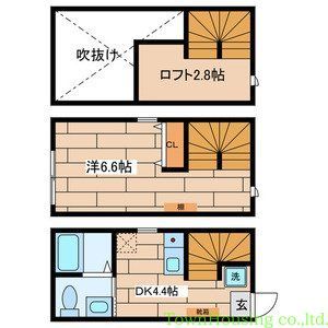 HERMIT CRAB HOUSE八雲の間取り