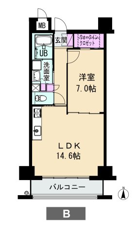 【アイステージ幸町の間取り】