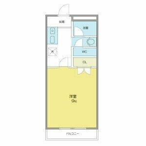 名古屋市北区長喜町のマンションの間取り