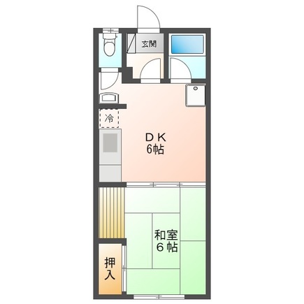 千葉県千葉市緑区あすみが丘３（アパート）の賃貸物件の間取り