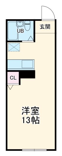 豊橋市多米中町のアパートの間取り