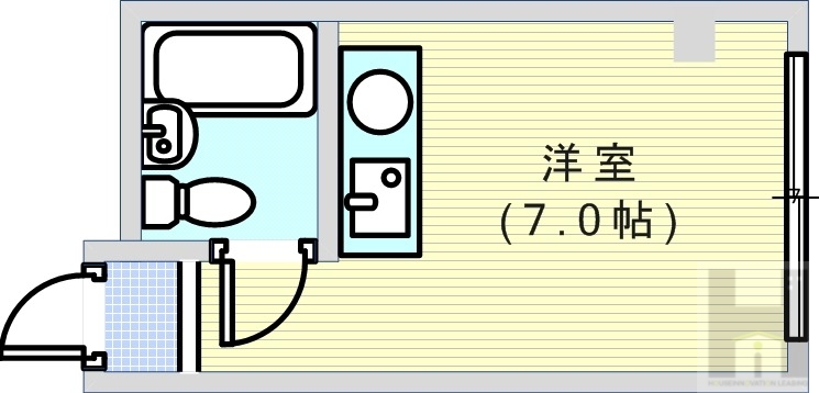 ラフィーネ山之口の間取り