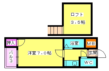 アート21下白水の間取り