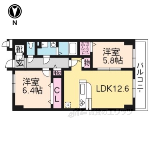 プログレス３番館の間取り