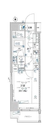 ＧＥＮＯＶＩＡ板橋　ｗｅｓｔ　ｇｒｅｅｎ　ｖｅｉｌの間取り