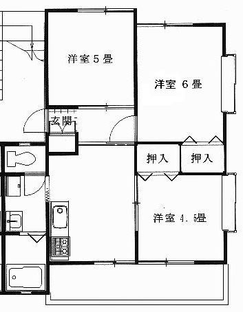 さぬき市大川町富田西のアパートの間取り