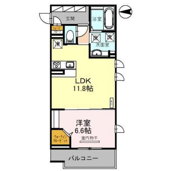 ルミナス古鍛冶町の間取り