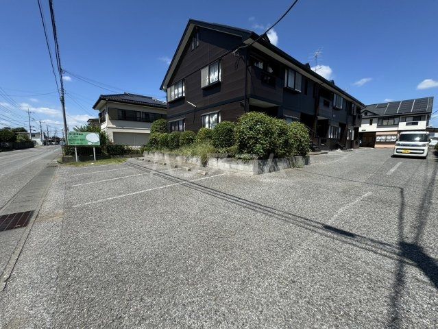 【コーポ花水木α館の駐車場】