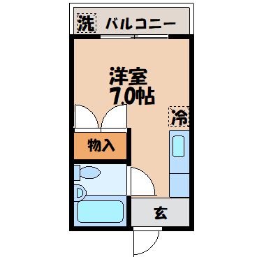 エステートコスモ本河内（本河内3丁目）の間取り