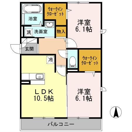 セレーソエステートの間取り