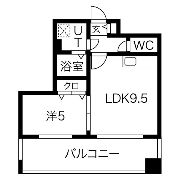 【ラフレ２８の間取り】