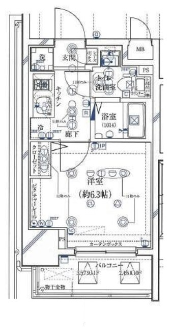 【ル・リオン西早稲田の間取り】