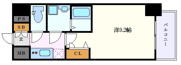 プレサンス栄フェルの間取り