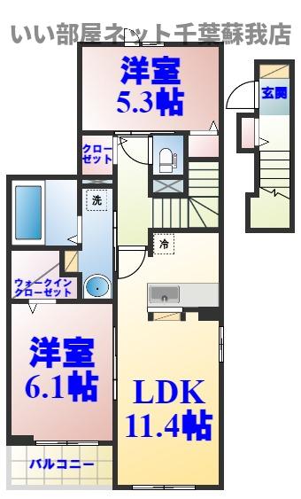 テイストフルの間取り