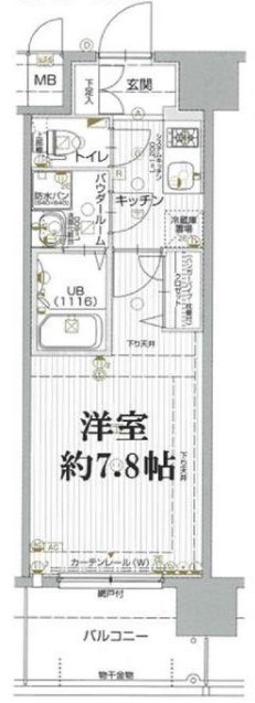 エスリード神戸三宮ノースゲートの間取り