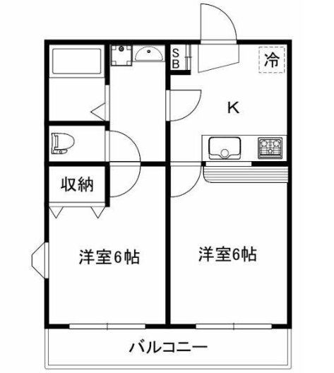 杉並区南荻窪のマンションの間取り