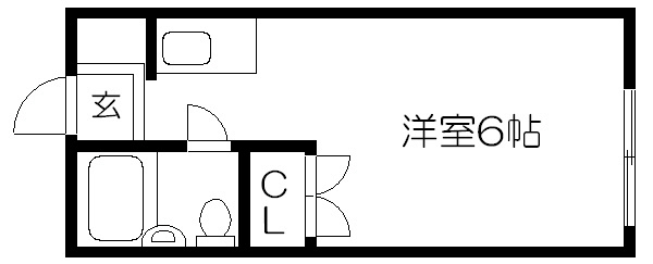 第三吉与門ハイツの間取り