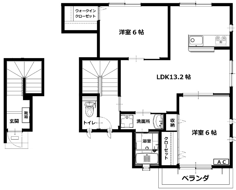 ヴィラコート和田7-2の間取り