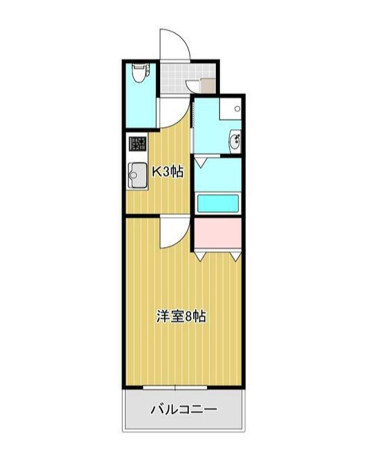 姫路市飾磨区城南町のマンションの間取り