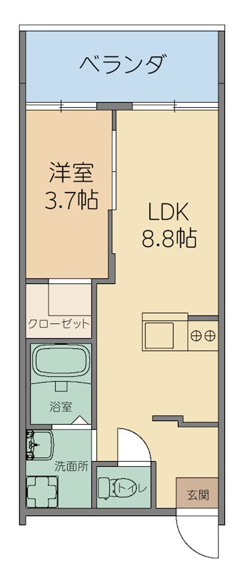 URUMAテラスの間取り