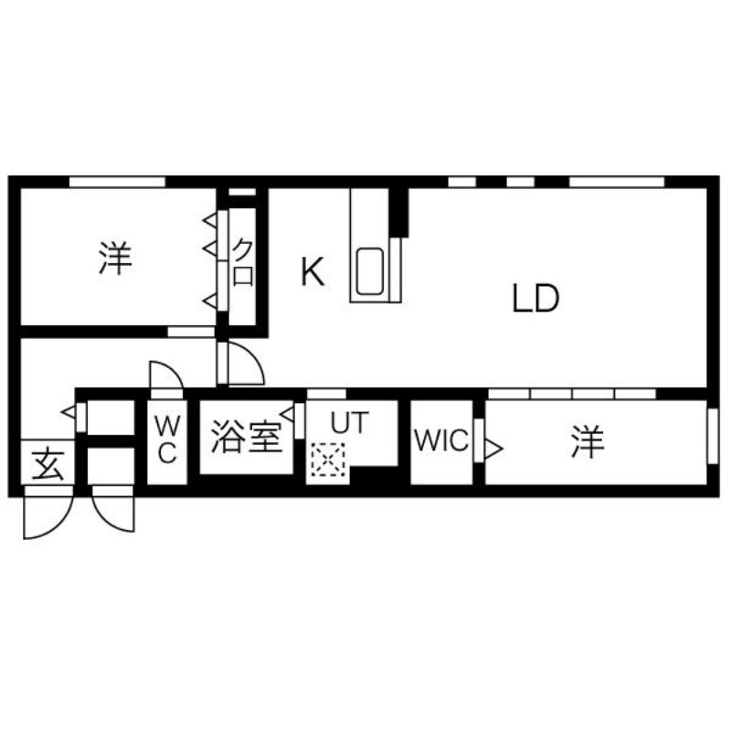 RESIDENCE　SHINMEI　北円山の間取り