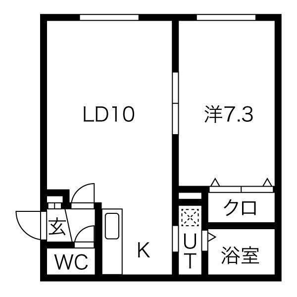 ラグナベルデＮ１８の間取り